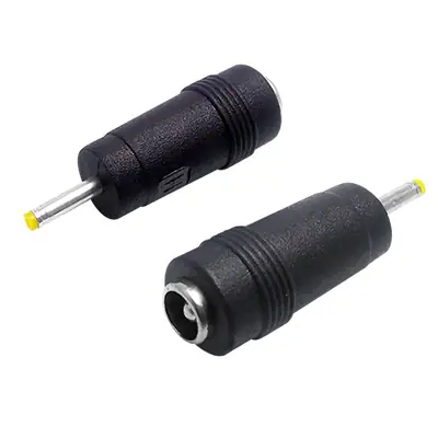Detalles accesorios de Adaptador Dc Hueco 5,5 X 2,1 Mm Hembra A 2,35 X 0,7 Mm Macho