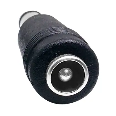 Vista lateral de Adaptador Dc Hueco 5,5 X 2,1 Mm Hembra A 6,5 X 4,4 Mm Macho