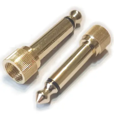 Detalles accesorios de Adaptador Plug 6,5 Mono Macho A Miniplug 3,5 Mono Hembra Rosca