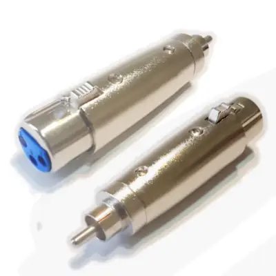 Detalles accesorios de Adaptador Canon 3 Pines Hembra A Rca Macho