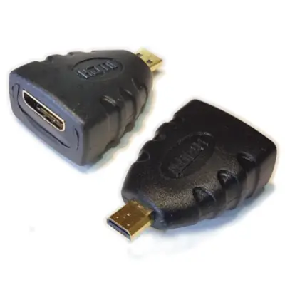 Detalles accesorios de Adaptador Micro Hdmi Macho / Mini Hdmi Hembra