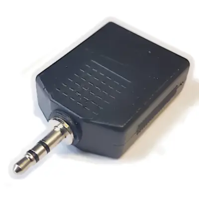 Adaptador Miniplug 3,5 Estereo Macho A 2 Plug 6,5 Stereo Hemb