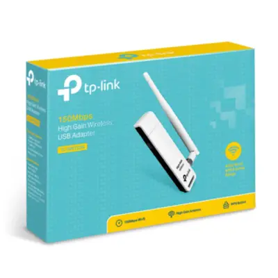 Detalles accesorios de Adaptador Wifi Usb 150Mbps Tp-Link Ant Desm 3Db Wn722N
