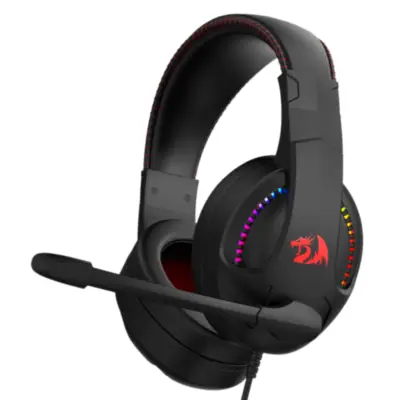 Detalles accesorios de Auricular Redragon H211 RGB Negro