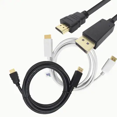Detalles accesorios de Cable Displayport Macho - Hdmi Macho 1,8 Mts 4K