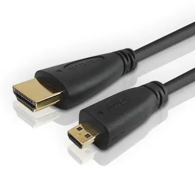 Detalles accesorios de Cable Micro Hdmi Macho - Hdmi Macho 1,5 Mts V1.4