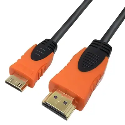 Vista lateral de Cable Mini Hdmi Macho - Hdmi Macho 5 Mts V 1.4 1080P