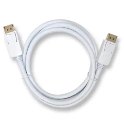 Detalles accesorios de Cable Displayport Macho-Macho 3 Mts 1.2V 4K Blanco