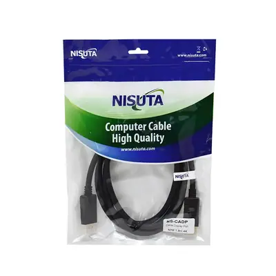Detalles accesorios de Cable Displayport Macho-Macho 1,8 Mts 1.2V 4K Negro