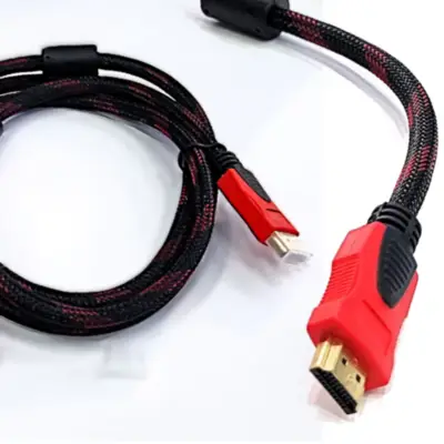 Detalles accesorios de Cable Hdmi Macho - Macho 1,2 Mts V1.4 1080P Acordonado