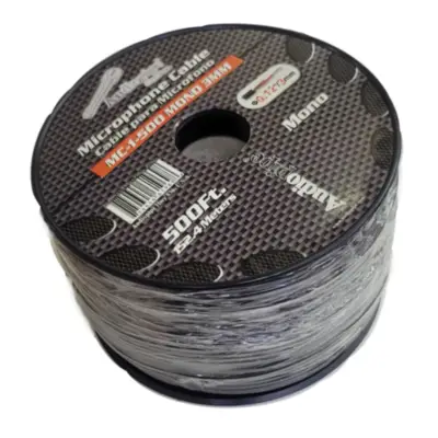 Detalles accesorios de Cable Microfono 3Mm Diametro Monoaural Audiopipe Mc1 Precio X Metro