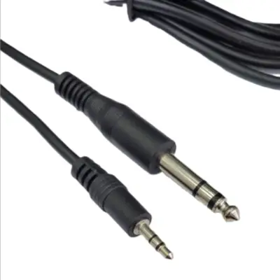 Detalles accesorios de Cable Plug 6,5 Mm Macho-Miniplug 3,5 Macho Estereo 4 Mts
