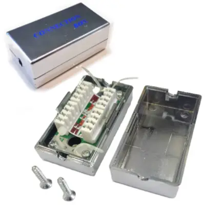 Caja De Empalme Conexion Cable Red Utp Cat 5E