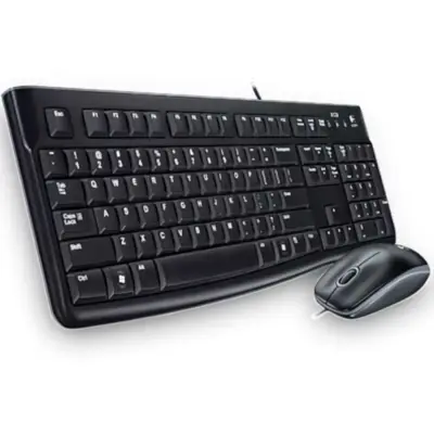 Detalles accesorios de Teclado + Mouse Usb Logitech Mk120 Espanol Negro
