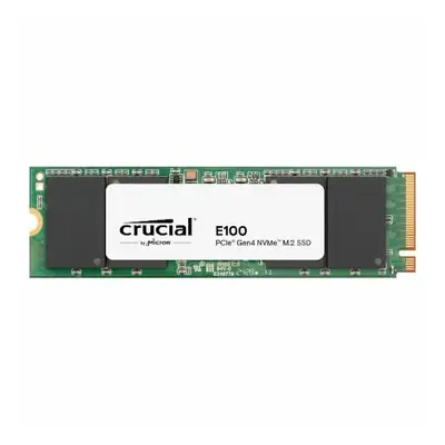 Vista lateral de Disco Ssd Estado Solido 480Gb M.2 2280 Crucial E100 Nvme Gen4