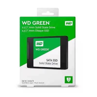 Detalles accesorios de Disco Ssd Estado Solido 480Gb 2,5 Wd Wds480G3G0A Green