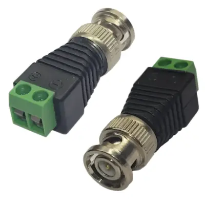 Detalles accesorios de Ficha Bnc Macho A Bornera