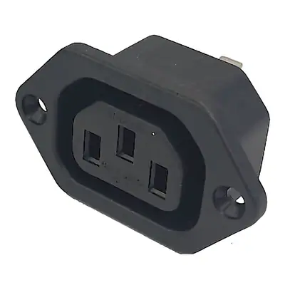 Ficha C13 Hembra Tipo Interlock A Chasis