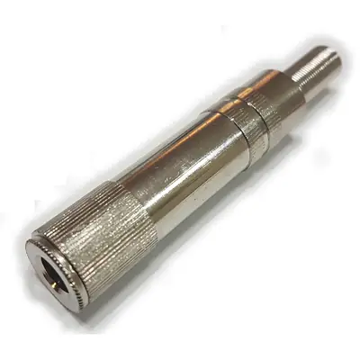 Conector Ficha Estereo Jack 6,5 Hembra Metal A Cable