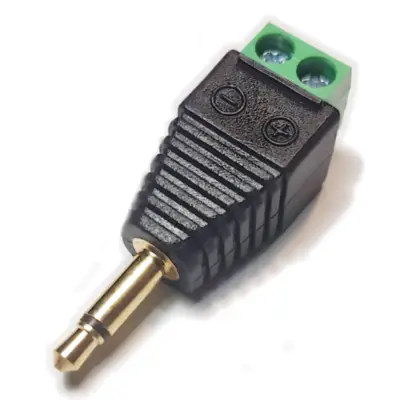 Conector Ficha Miniplug 3,5 Macho Mono A Bornera