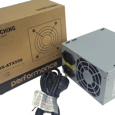 Detalles accesorios de Fuente 550W 20+4 Satax4 Box Fan 8Cm Performance
