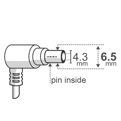 Detalles accesorios de Fuente 12 V 2 A Belsic 26312 P/Monitor Ficha 6,5 X 4,4 Mm C/Pin Interior (Lg)