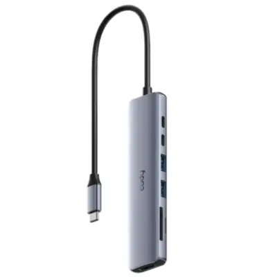 Hub Usb C 3.0 7 Puertos 1xHdmi / 2xUsb-A / 2xUsb-C / 1xSD / 1xTF