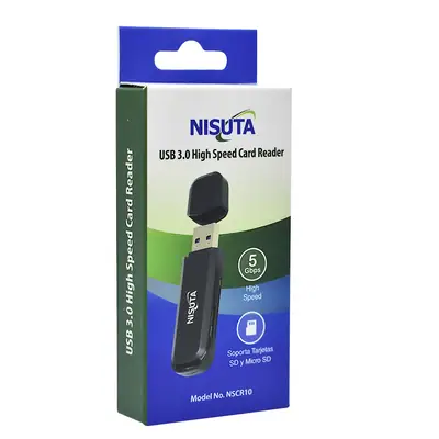 Detalles accesorios de Lector Usb Para Tarjetas Micro-Sd Y Sd Nisuta 3.0