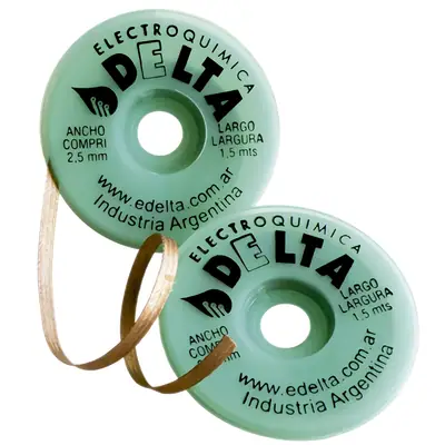 Malla Desoldante Rollo De 3,5Mm X 1,50Mts
