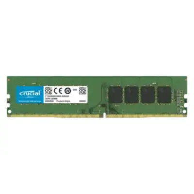 Detalles accesorios de Memoria Ddr4 8Gb 3200Mhz Cl22 Crucial CT 1.20V Verde