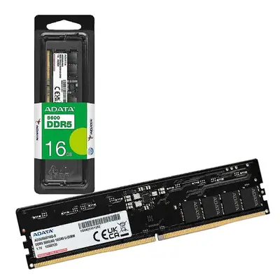 Detalles accesorios de Memoria Ddr5 16Gb Adata DDR5 5600MHz CL20 1.10V Negro