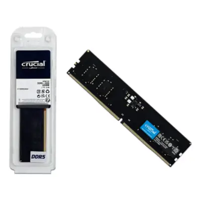 Detalles accesorios de Memoria Ddr5 8Gb Crucial CT DDR5 4800MHz CL20 1.10V Negro