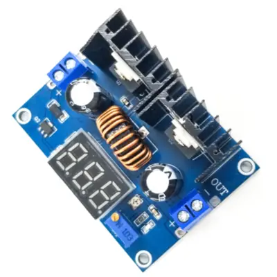 Detalles accesorios de Modulo Placa Dc-Dc Step-Down De 4/38V A 1,25/36V 8A Max Xl4016 Con Display Pldc226