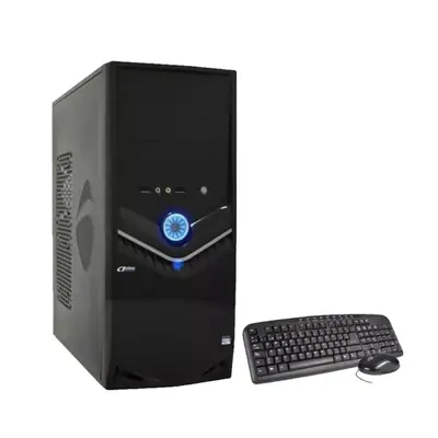 Vista lateral de Pc Intel I7 12700 16Gb Ram Ssd 480 Tecl+Mou Mb Biostar Fuente 600W