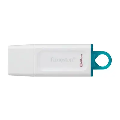 Vista lateral de Pendrive 64Gb Usb 3.2 Kingston Dtx Exodia Blanco