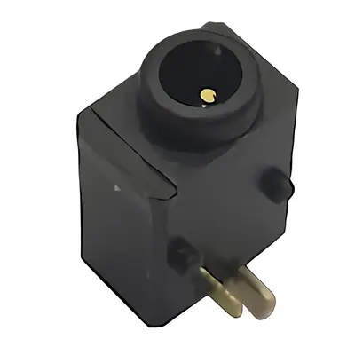 Vista lateral de Pin De Carga Para Notebook 2,5X0,7Mm Pin Central Dc-007