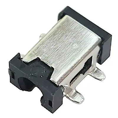 Vista lateral de Pin De Carga Para Notebook 2,5X0,7Mm Pin Central Dc-033