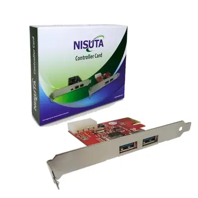 Detalles accesorios de Placa Pci-E 2 Puertos Usb 3.0 Nisuta Ns-Plus3
