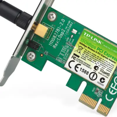 Detalles accesorios de Placa Red Pci-E Wifi N 150Mbps Tp-Link 1Ant 2Dbi Tl-Wn781Nd