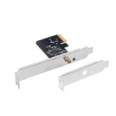 Vista lateral de Placa Red Pci-E Wifi Tp-Link Archer T2E Ac600 Dual Band