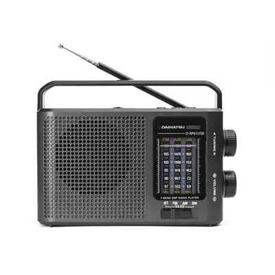 Radio Am/Fm Daihatsu D-Rp61 Usb/Pila + Recargable Bluetooth Mp3