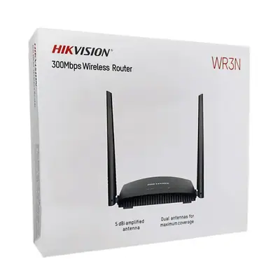 Detalles accesorios de Router Wifi 300Mbps Hikvision Ds-3Wr3N