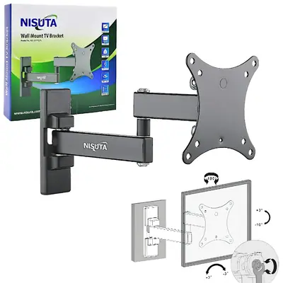 Vista lateral de Soporte Tv Pared 27 A 13 Pulg Max 15Kg Nisuta Nssotv27L