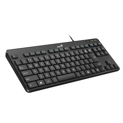 Teclado Usb Genius Compacto Luxemate 110 En Espanol Negro