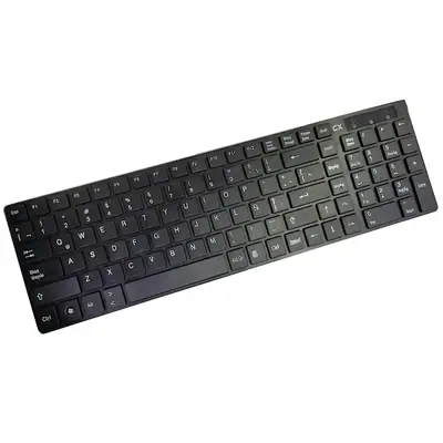 Teclado Usb Cx En Espanol Negro Wk718 Teclas Planas Tipo Notebook