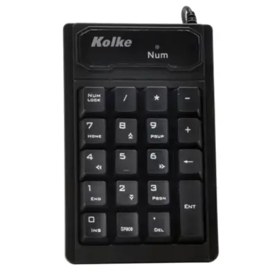 Teclado Numerico Usb Kolke Ktn-101 18 Teclas Negro