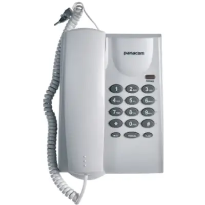 Telefono de mesa o pared Panacom 7410 Blanco