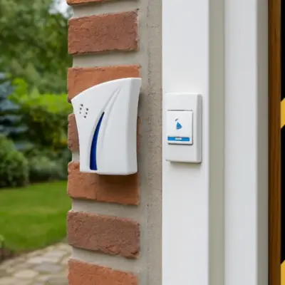 Detalles accesorios de Timbre Inalambrico Digital 18 sonidos Madison M102