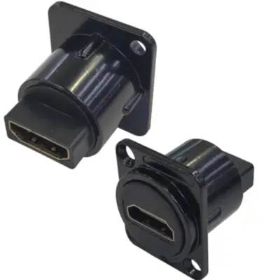 Detalles accesorios de Adaptador Hdmi Hembra-Hembra Para Montaje Chasis