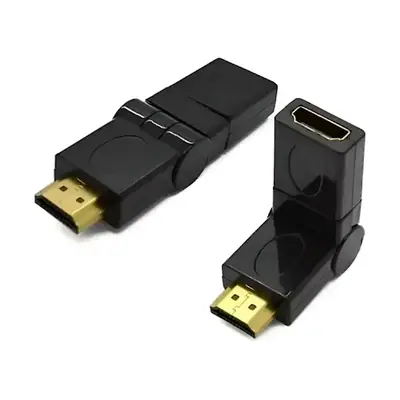 Detalles accesorios de Adaptador Hdmi 180 Grados Macho-Hembra
